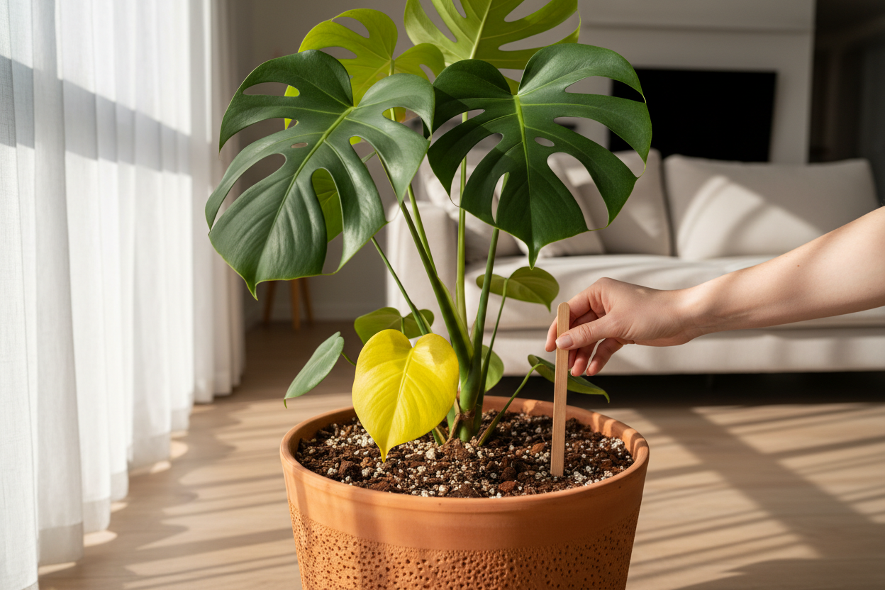 Monstera Leaves Turning Yellow